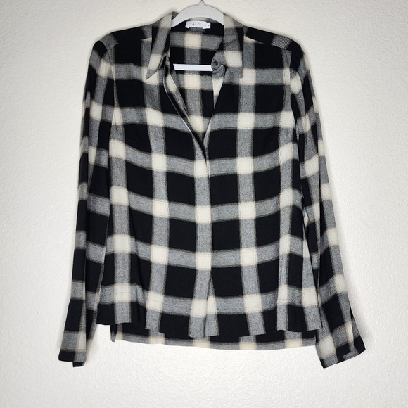 A.L.C. Plaid Button Down Top 6 - Picture 2 of 6